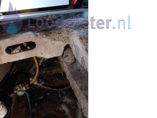 Loodgieter Wageningen Lekkage wasmachineafvoer in de kruipruimte