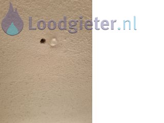 Loodgieter Nijmegen Doorboorde waterleiding in het plafond